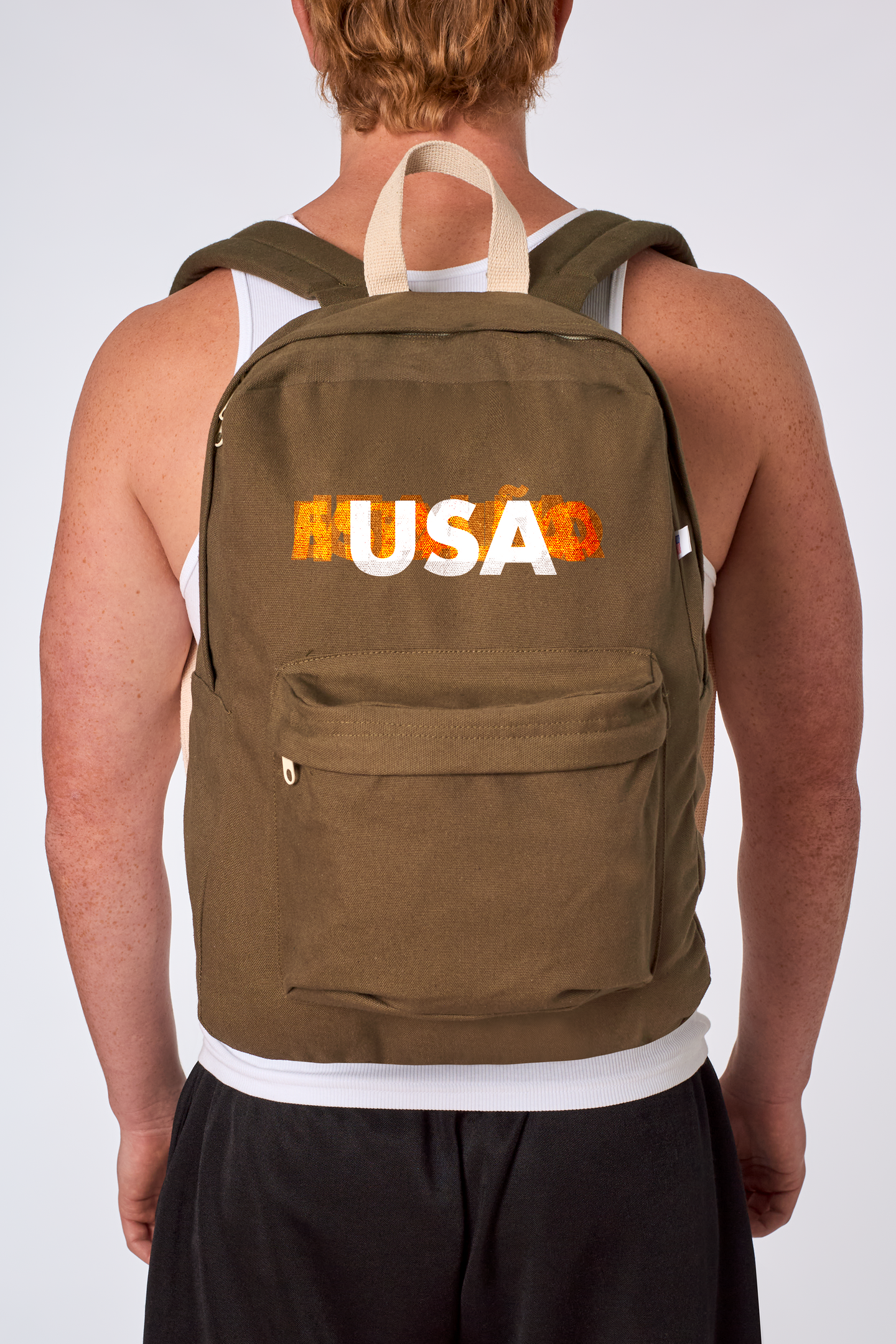 Heavy Duty Nylon USA Backpack