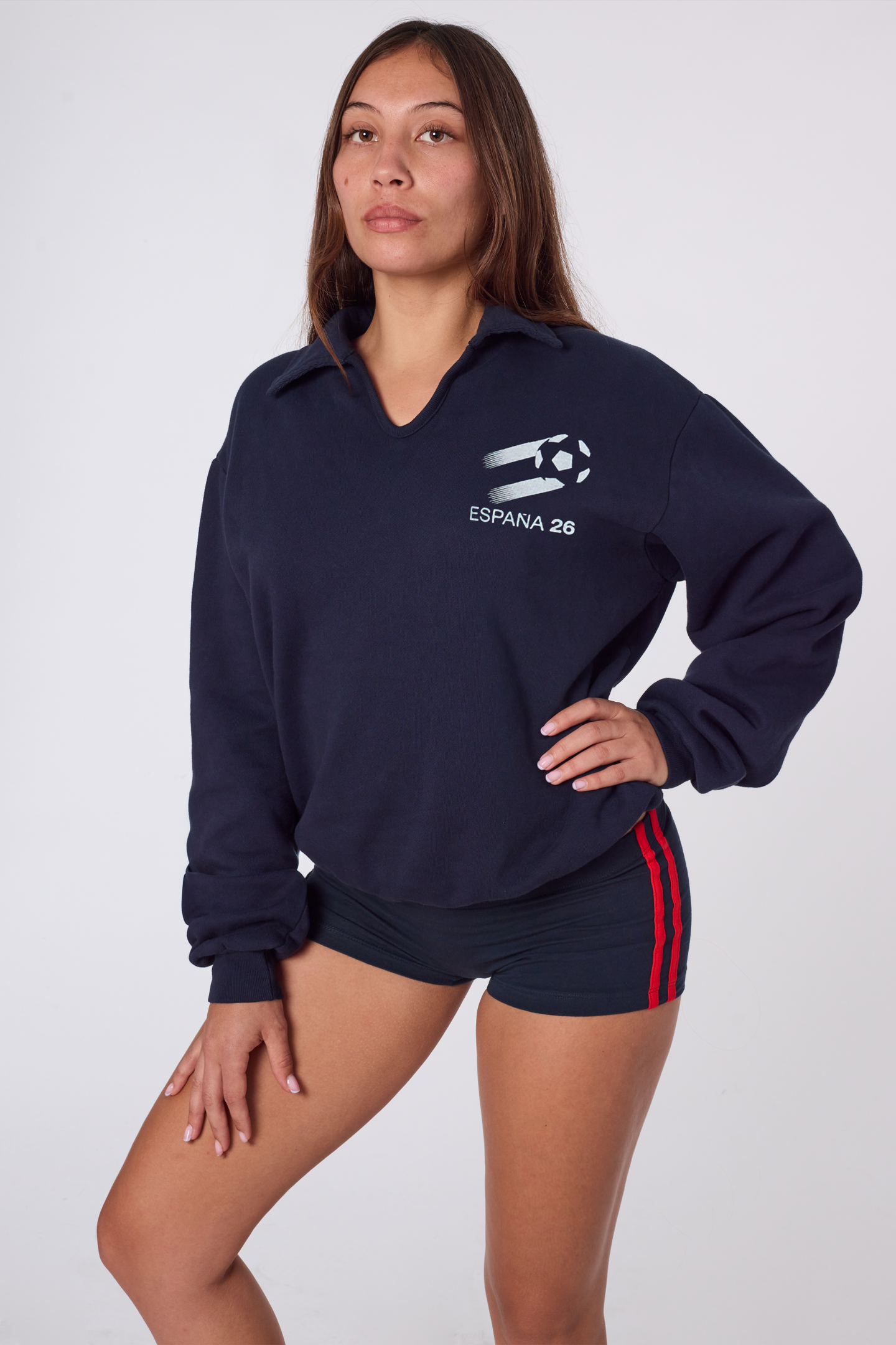 España Alpine Fleece Polo Navy