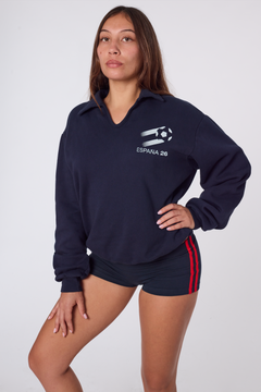 Male España Alpine Fleece Polo Navy