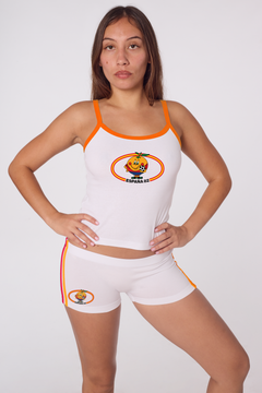 España Cami White/Orange