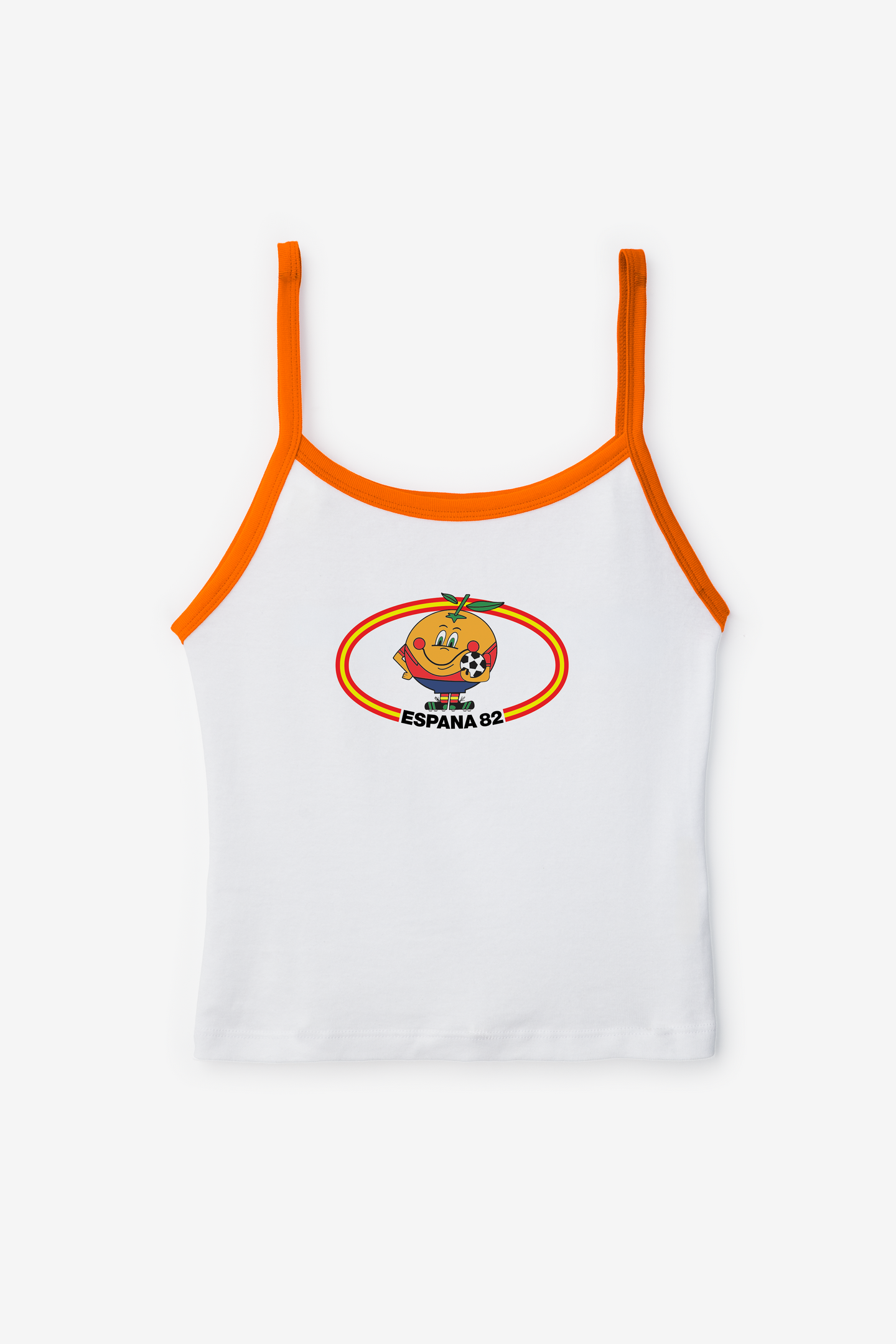 España Cami White/Orange