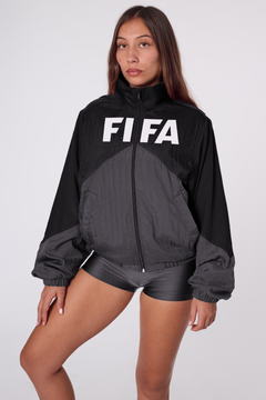 FIFA Zip-Up Windbreaker Black/Grey