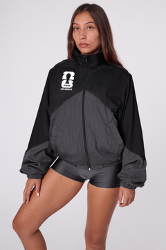 Male FIFA Zip-Up Windbreaker Black/Grey
