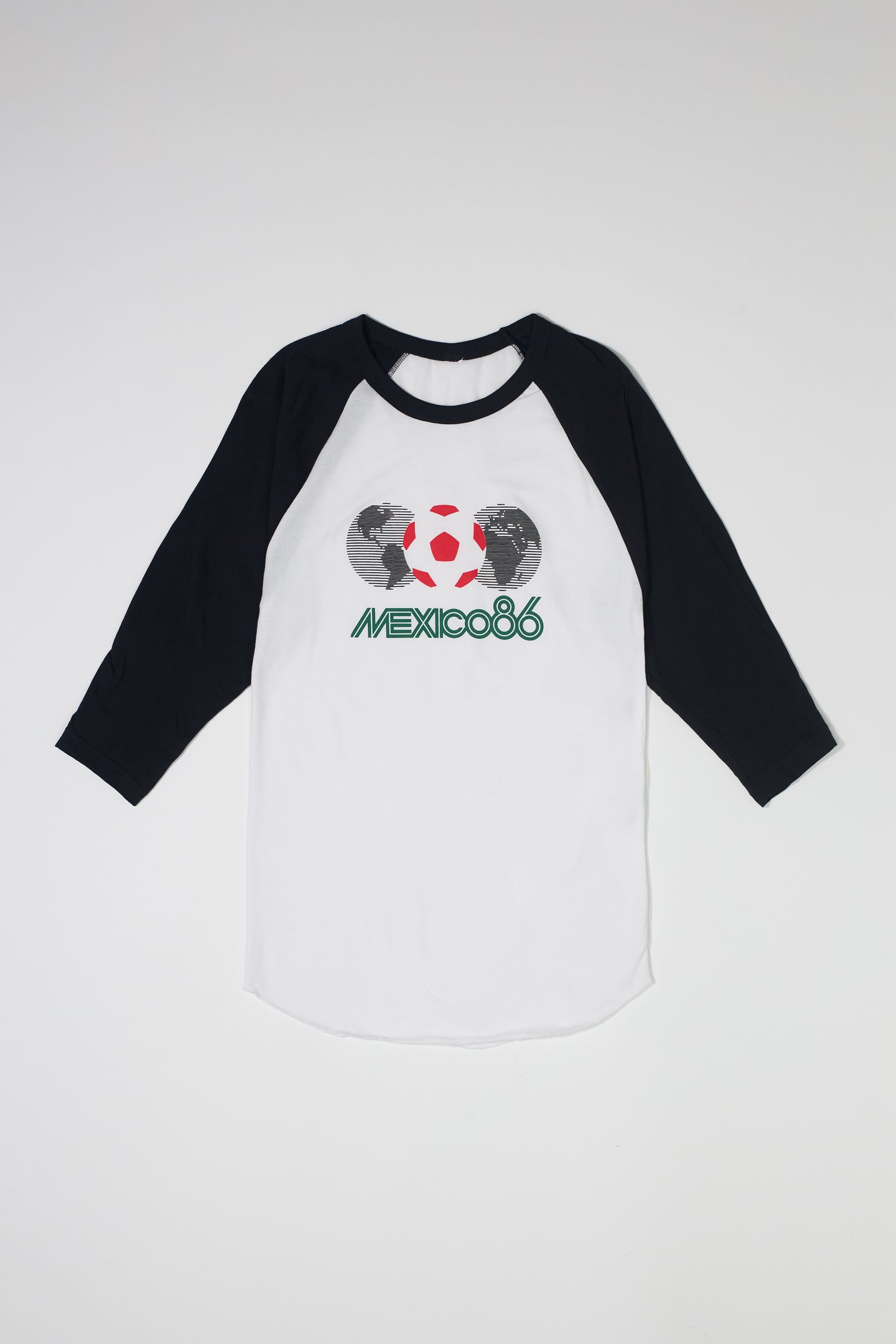Mexico 86 Raglan White/Black