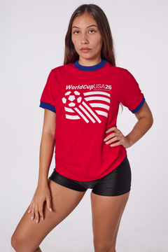 Mexico 86' Ringer Red/Royal