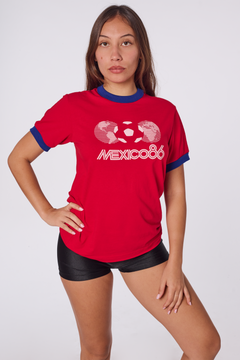 Mexico 86' Ringer Red/Royal